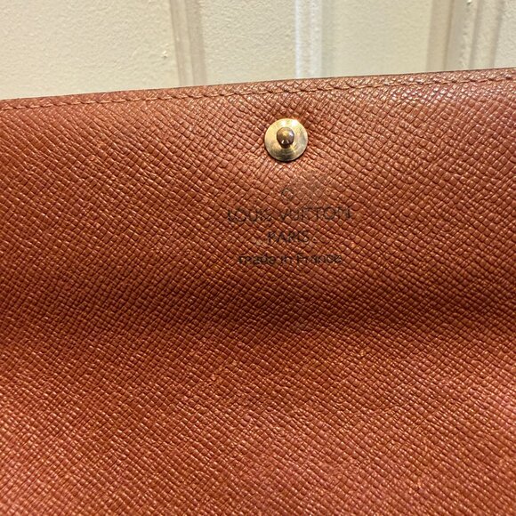 Louis Vuitton Monogram Portefeuille Sara Long Wallet Bifold COA Incl. - Picture 4 of 13